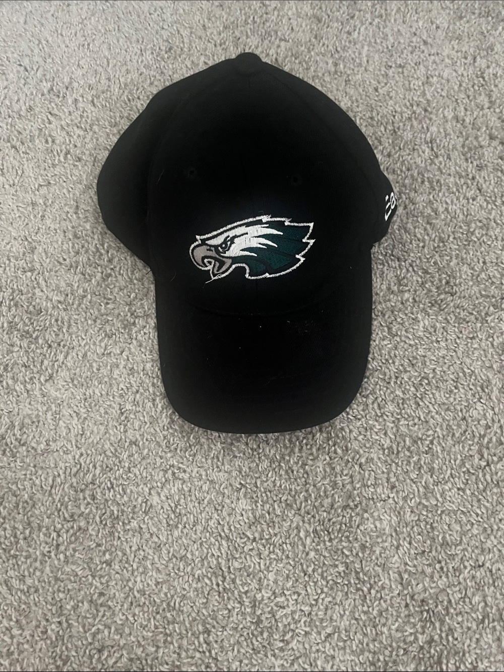 NFL Black Philadelphia Eagles Cap with Team Logo